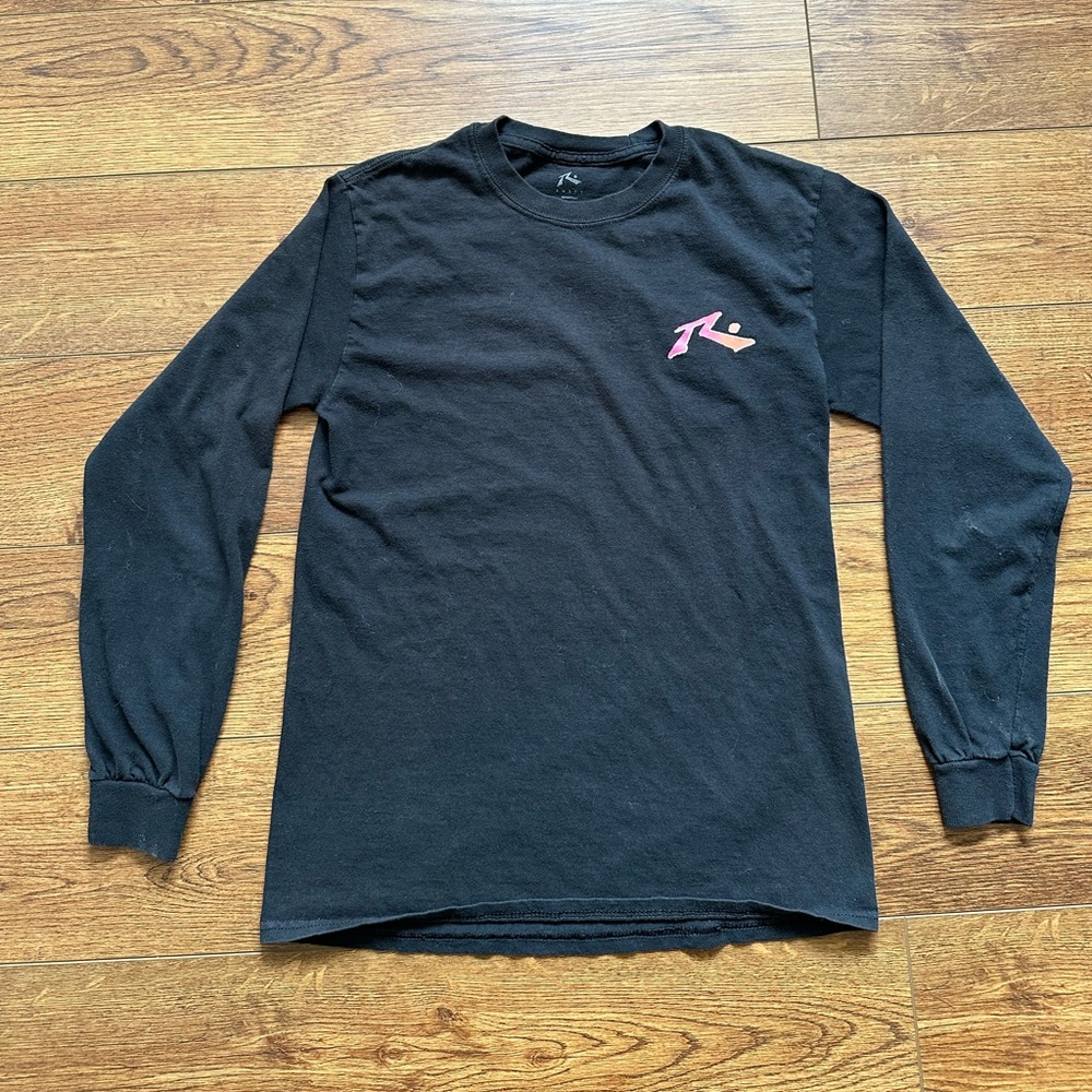 Rusty Black Long Sleeve Teen boy Shirt